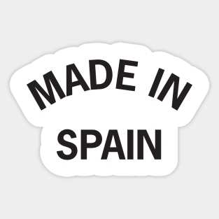 Made in Spain Sticker